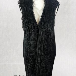 Luxury Goth Aesthetic Faux Fur Lining Fall Fashion Vest